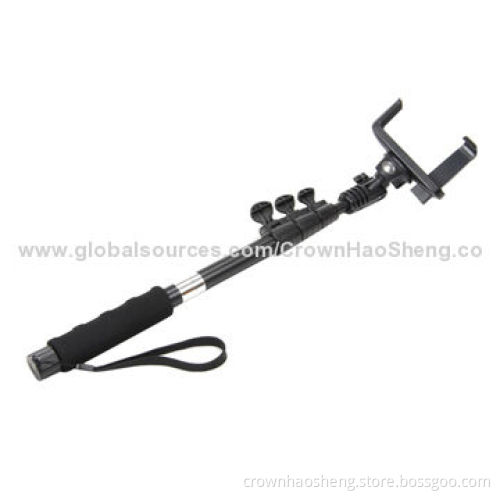 Handheld Portable Telescopic Aluminum Alloy Selfie Stick for Gopro 3/4/5, iPhone 4s/5/5s and Samsung